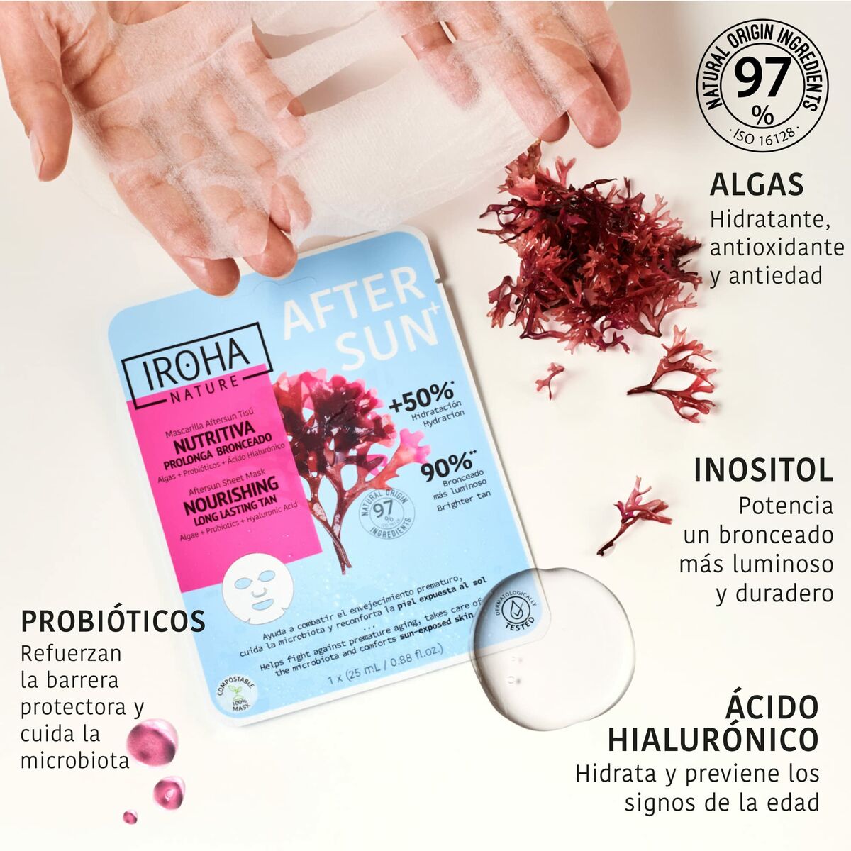 Masque facial Iroha   Melon (1 Unité)